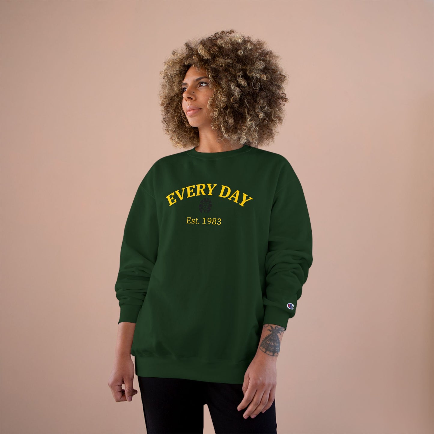 Every Day Champion Sweatshirt – "Every Day" Vintage Logo Crewneck
