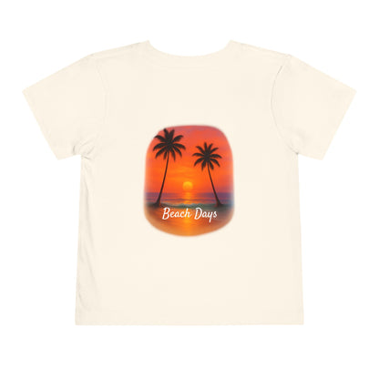 Toddler Beach-Themed Tee with Sunsets, Summer Apparel for Kids, Kids Summer T-Shirt, Beach Days Toddler Top, Vacation Tee for [...]