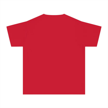 Youth Hoosier Football T‑Shirt — Dinosaur Mascot Game Day Tee