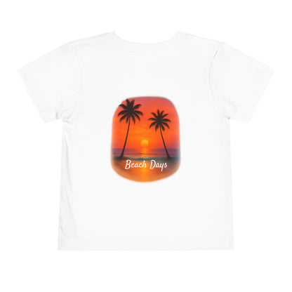Toddler Beach-Themed Tee with Sunsets, Summer Apparel for Kids, Kids Summer T-Shirt, Beach Days Toddler Top, Vacation Tee for [...]